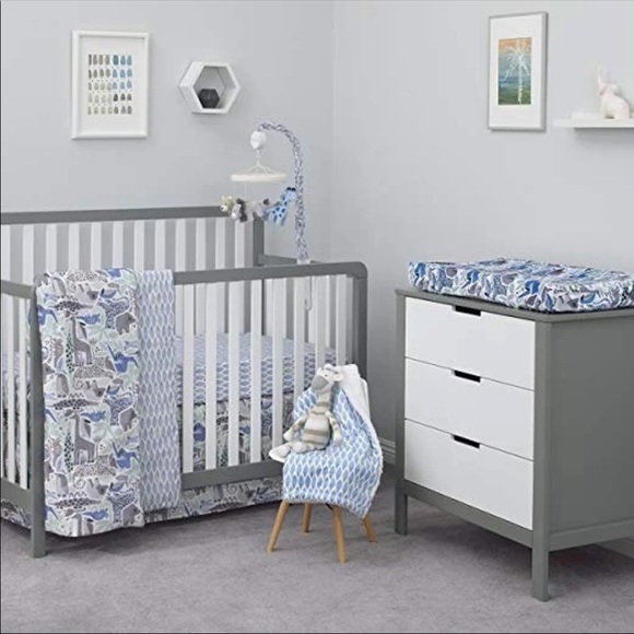 Dwell Studio Safari 3 Piece Crib Bedding - Picture 1 of 7